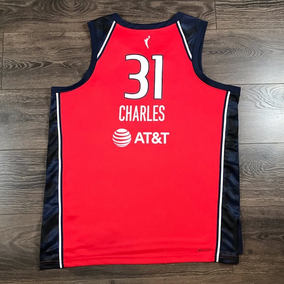 Nike Explorer Edition Washington Mystics Womens WNBA Tina Charles Jersey #31 NEW - Picture 8 of 12
